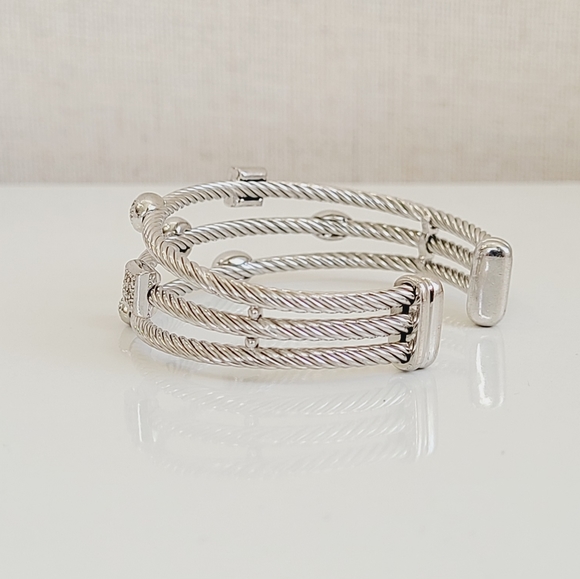 David Yurman Three Row Confetti Diamond Bracelet  - Picture 7 of 13